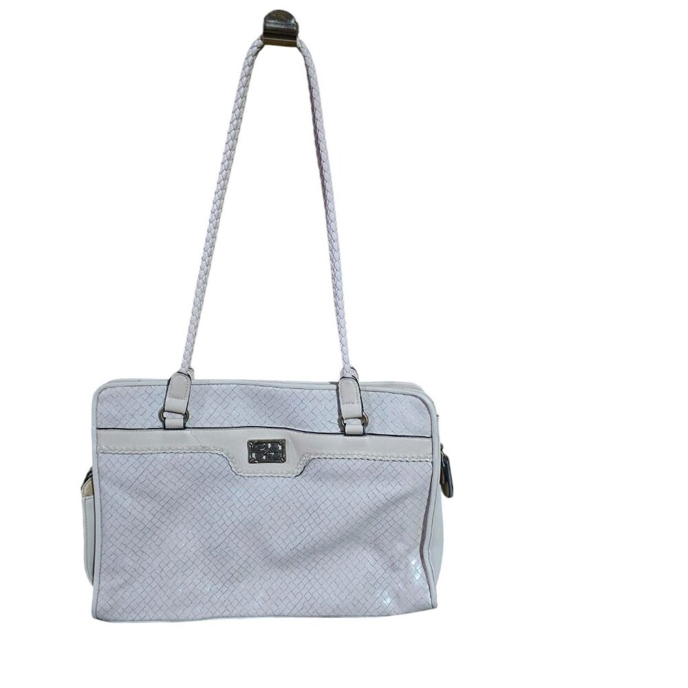 Bueno Ivory Double Braided Handle Handbag